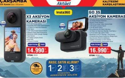 BİM marketler X3 ve GO 3S aksiyon kameralarını satışa sunacak