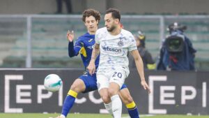 Inter'de Hakan Çalhanoğlu Verona maçının oyuncusu oldu!