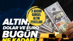 ANLIK ALTIN FİYATLARI 2025 | 3 Kasım Pazartesi Gram altın kaç TL? Çeyrek altın fiyatları ne kadar?