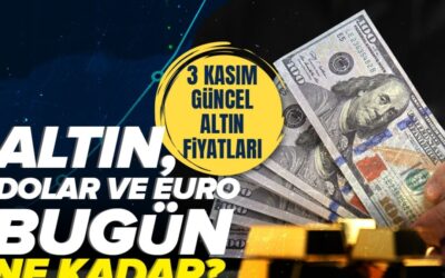 ANLIK ALTIN FİYATLARI 2025 | 3 Kasım Pazartesi Gram altın kaç TL? Çeyrek altın fiyatları ne kadar?