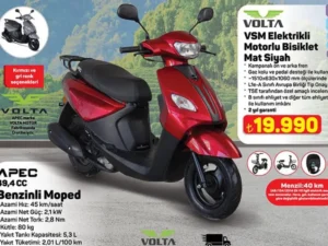 A101 uygun fiyatlı elektrikli ve benzinli motosikletleri satışa sunuyor