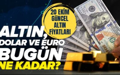 20 Ekim Altın Fiyatları | Gram altın ne kadar? Çeyrek altın kaç para?