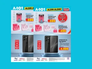 A101 uygun fiyatlı Piranha aksesuarlar ve Ovion V15 Lite satışta