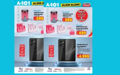 A101 uygun fiyatlı Piranha aksesuarlar ve Ovion V15 Lite satışta