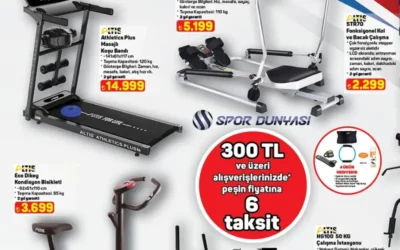 A101 spor ekipmanları satışa sunuyor: Koşu bantları kondisyon bisikletleri ve ev spor setleri