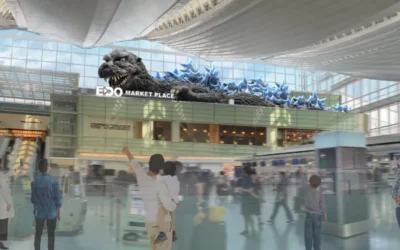 Godzilla’nın 70. yılına özel dev heykel Tokyo Haneda Havalimanı’nda!