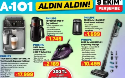 A101  Philips espresso ve türk kahvesi makinesi satışa sunuyor
