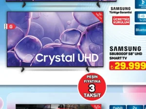 A101 marketler Samsung ve Toshiba televizyon satacak