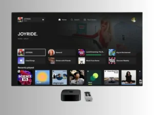 Spotify yeni Apple TV 4K uygulamasını büyük özellik güncellemeleriyle sundu