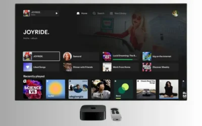 Spotify yeni Apple TV 4K uygulamasını büyük özellik güncellemeleriyle sundu