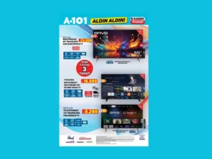 A101 Onvo ve Toshiba televizyonları satışa sunuyor