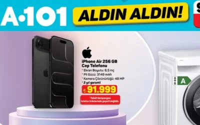 A101 marketler iPhone Air satacak: 9 Ekim fırsatı