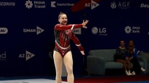 Ayşe Begüm Onbaşı Aerobik Cimnastik Avrupa Şampiyonası'nda finale kaldı
