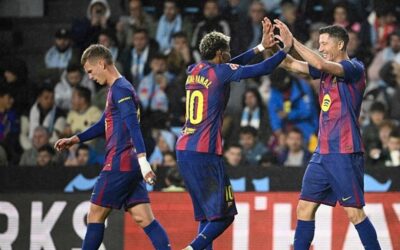 Barcelona Celta Vigo'yu 4 golle geçti!