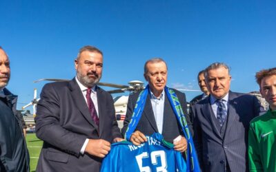 Başkan Erdoğan, Çaykur Rizespor'u ziyaret etti