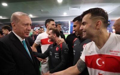 Başkan Recep Tayyip Erdoğan'dan A Milli Futbol Takımımıza tebrik