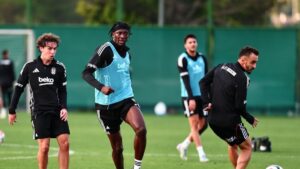 Beşiktaş'ta Gençlerbirliği maçı hazırlıkları sürüyor! Başkan Serdal Adalı da idmanı takip etti