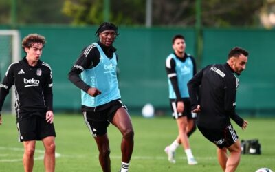 Beşiktaş'ta Gençlerbirliği maçı hazırlıkları sürüyor! Başkan Serdal Adalı da idmanı takip etti