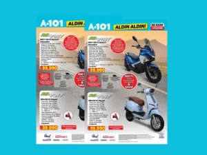 A101 marketler Revolt motosiklet ve moped modelleri satacak