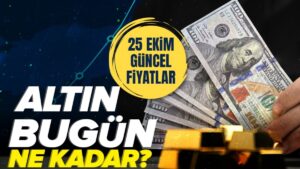 Canlı altın fiyatları | 25 Ekim gram, çeyrek, yarım altın ne kadar?