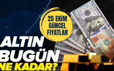 Canlı altın fiyatları | 25 Ekim gram, çeyrek, yarım altın ne kadar?