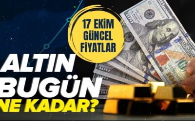 Canlı altın kuru takibi 17 Ekim | Altın yükseldi mi? Gram, çeyrek altın ne kadar?