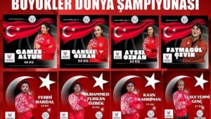 Dünya Şampiyonası’nda milli halterciler 2’si altın 5 madalya kazandı
