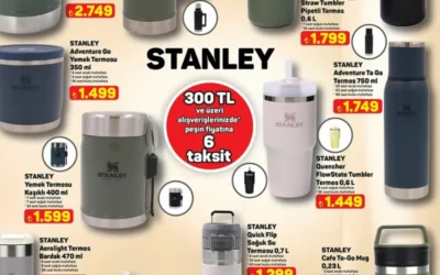 A101 marketler Stanley termos satacak