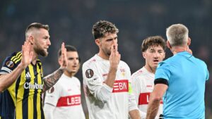 Fenerbahçe – Stuttgart maçında ortalık karıştı! Bitiş düdüğünün ardından…