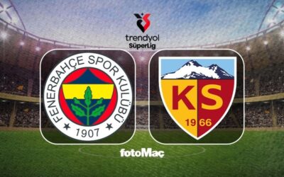 Fenerbahçe-Zecorner Kayserispor maçı CANLI | Trendyol Süper Lig CANLI MAÇ