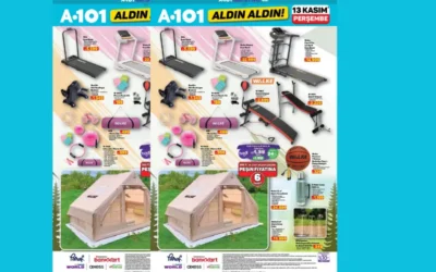 A101 marketler spor ve outdoor ürünlerini satışa sunuyor