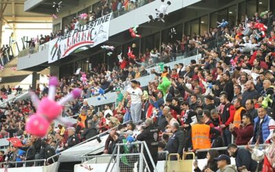 Gençlerbirliği taraftarları Gazzeli çocukları unutmadı