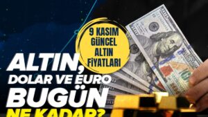 Gram altın ne kadar? Çeyrek altın fiyatları arttı mı? – 9 Kasım Pazar CANLI ALTIN FİYATLARI