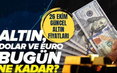 GÜNCEL ALTIN FİYATLARI | 26 Ekim Pazar gram ve çeyrek altın ne kadar?