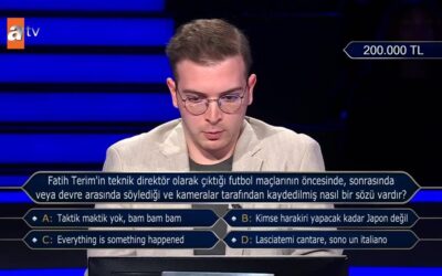 Kim Milyoner Olmak İster'de Fatih Terim sorusu!