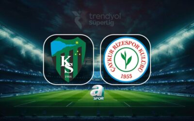 Kocaelispor-Çaykur Rizespor maçı CANLI (Trendyol Süper Lig)