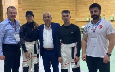 Milli atıcılar Damla Köse ile Mert Nalbant dünya 3'üncüsü oldu