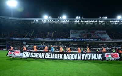 RAMS Başakşehir-Galatasaray maçında Filistin için şiir!