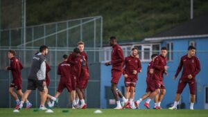 Trabzonspor, Fatih Karagümrük maçının hazırlıklarını sürdürdü