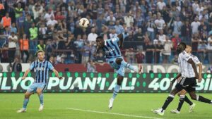 Trabzonspor Süper Lig’de en çok kafa golü atan takım konumunda!